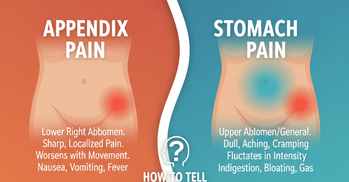 Appendix Rupture Pain Region Appendix Pain vs. Stomach Pain: How to Tell the Difference - Himas hospital